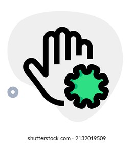 Washing hands required if virus is on exposure