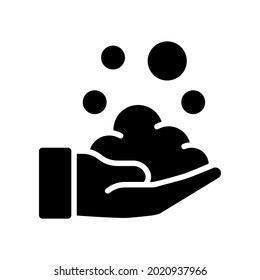 Washing icon vector. laundry illustration sign.  Wash symbol or logo.