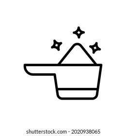 Juego de vectores de icono de lavado. colección de signos de ilustración de lavandería.  Lávese el símbolo o logotipo.