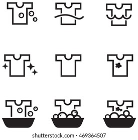 washing icons