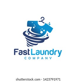 washing laundry logo icon vector 