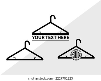 Washing Laundry Monogram Vector Illustration Silhouette