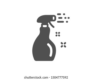 Washing liquid or Cleanser symbol. Cleaning spray icon. Housekeeping equipment sign. Classic flat style. Simple cleaning spray icon. Vector