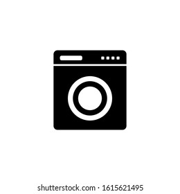 Washing machine, bathroom icon. Simple bathroom icons for ui and ux, website or mobile application