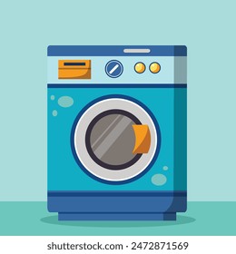 Washing machine design. Electronic laundry equipment for household use.