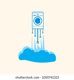 washing machine digital logo