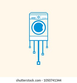 washing machine digital logo