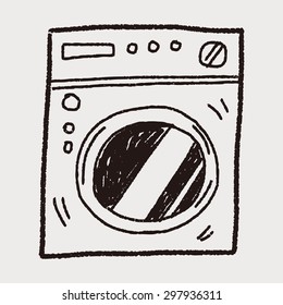 washing machine doodle