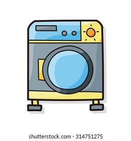 washing machine doodle