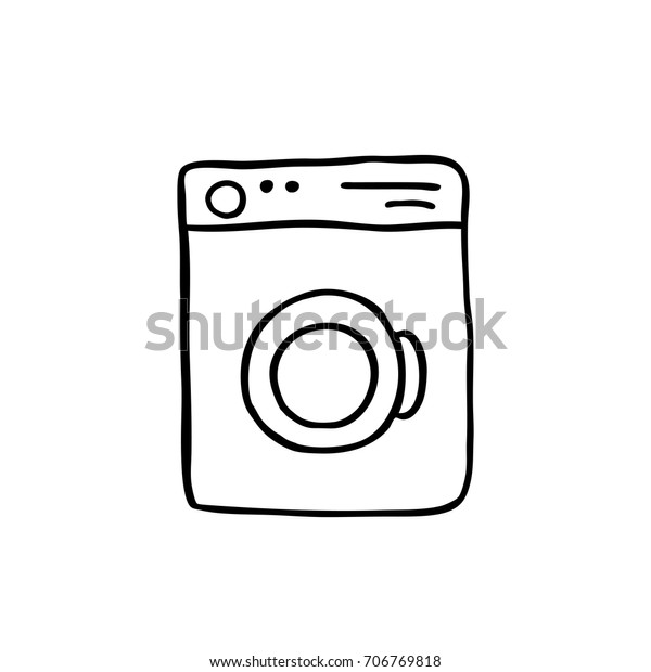 washing machine doodle\
icon