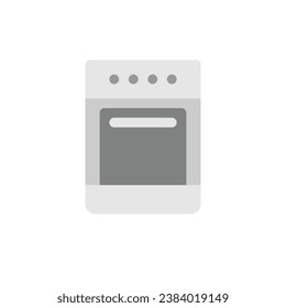 Washing Machine Flat icon vector illustration. Editable stroke