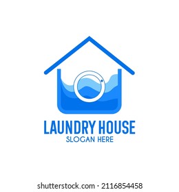 washing machine and home combination laundry logo 