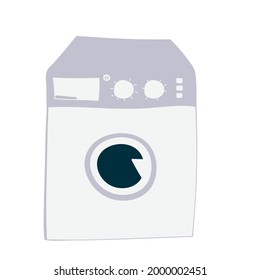 washing machine. Household items for cleaning and washing
