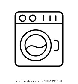 Washing Machine housework line icon