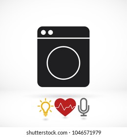 Washing machine icon
