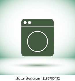 Washing machine icon