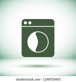 Washing machine icon