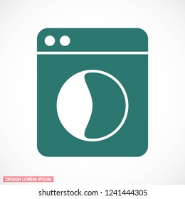 Washing machine icon