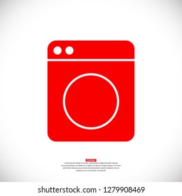 Washing machine icon
