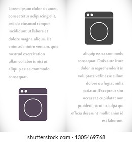 Washing machine icon