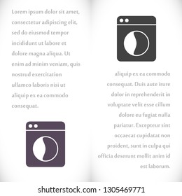 Washing machine icon