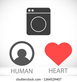 Washing machine icon