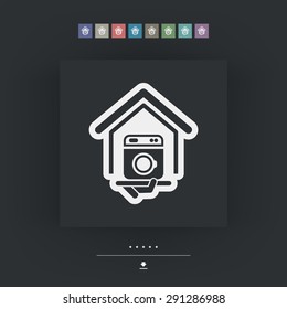 Washing machine icon