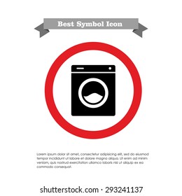 Washing machine icon