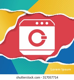 washing machine icon