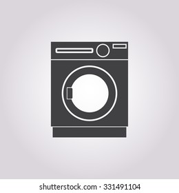 Washing machine icon. 