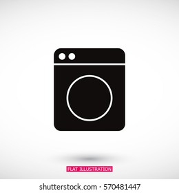 Washing machine icon