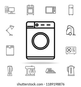 washing machine icon. Appliances icons universal set for web and mobile