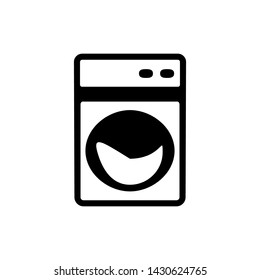 Washing machine icon. Clean sign