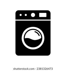 Washing machine icon for washing clothes