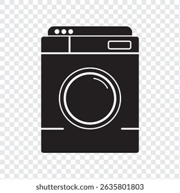 Washing machine icon for washing clothes