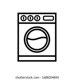 washing machine 
icon design, flat style icon collection