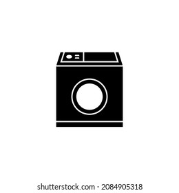 Washing machine icon design template vector isolated illustration