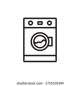 Washing Machine Icon Design Vector Template