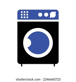 Washing Machine Icon in Dualtone Style