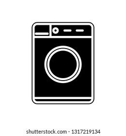 washing machine icon. Element of Appliances for mobile concept and web apps icon. Glyph, flat icon for website design and development, app development