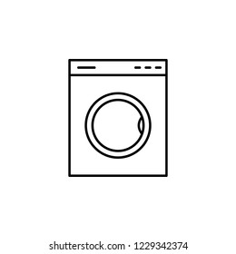 washing machine icon. Element of outline furniture icon. Thin line icon for website design and development, app development. Premium icon