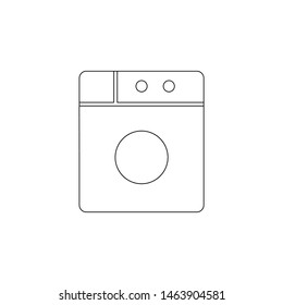washing machine icon. Element of web for mobile concept and web apps icon. Outline, thin line icon for website design and development, app development