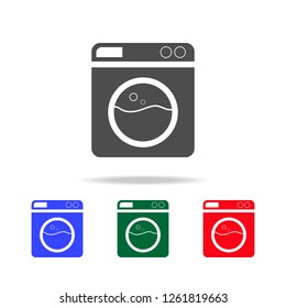 washing machine icon. Elements of washing in multi colored icons. Premium quality graphic design icon. Simple icon for websites, web design, mobile app