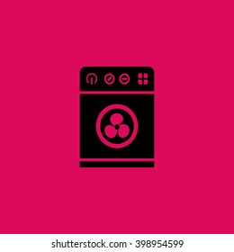 Washing Machine icon. Eps-10.