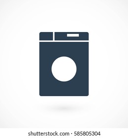 washing machine icon, flat design best vector icon