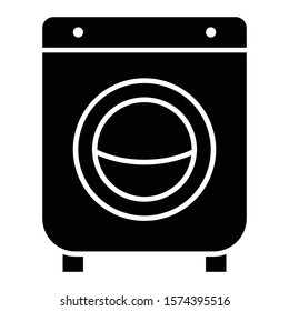 washing machine icon glyph vector design