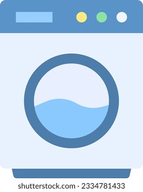 Icono de lavadora. Adecuado para aplicaciones móviles.