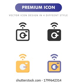 icono de la lavadora aislado en fondo blanco. para el diseño de su sitio web, logotipo, aplicación, interfaz de usuario. Ilustración gráfica vectorial y trazo editable. EPS 10.