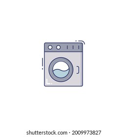 washing machine Icon Isolated On White Background