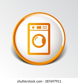 washing machine icon laundromat vector clothing electric clear .